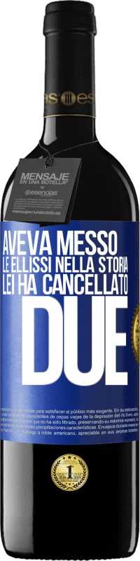 Spedizione Gratuita | Vino rosso Edizione RED MBE Riserva aveva messo le ellissi nella storia, lei ha cancellato due Etichetta Blu. Etichetta personalizzabile Riserva 12 Mesi Raccogliere 2014 Tempranillo