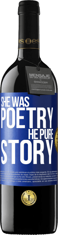 «She was poetry, he pure story» RED Edition MBE Reserve