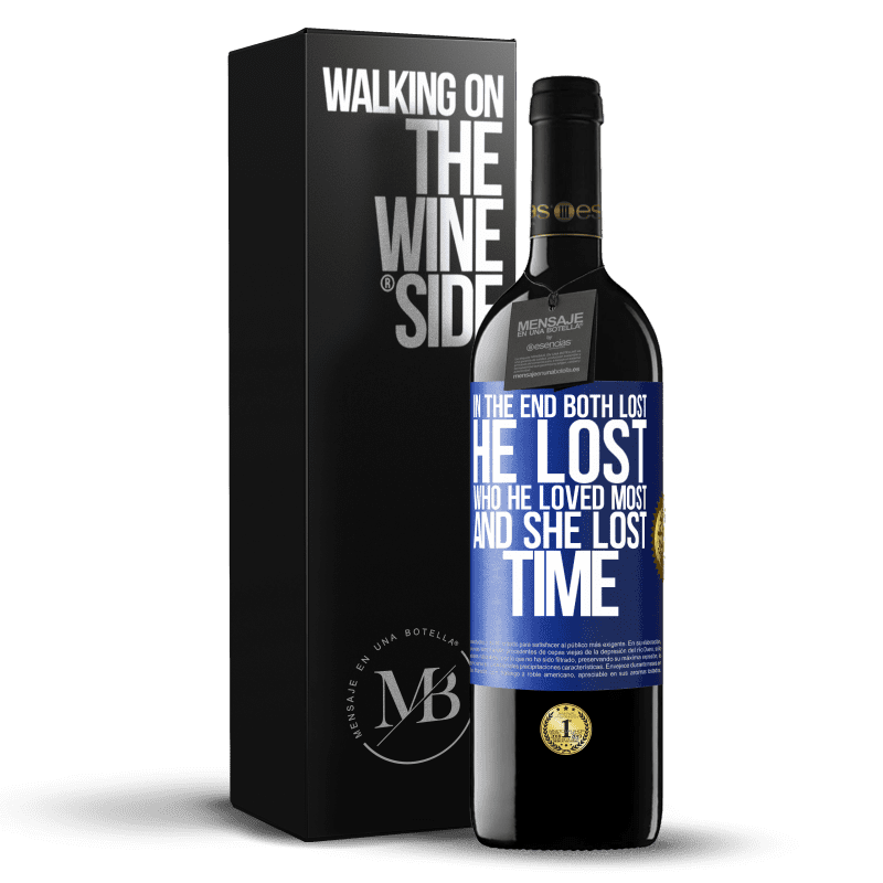 39,95 € Free Shipping | Red Wine RED Edition MBE Reserve In the end, both lost. He lost who he loved most, and she lost time Blue Label. Customizable label Reserve 12 Months Harvest 2014 Tempranillo