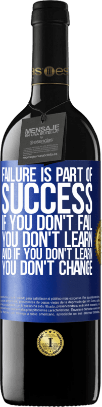 «失败是成功的一部分。如果不失败，就不会学习。如果你不学习，就不会改变» RED版 MBE 预订