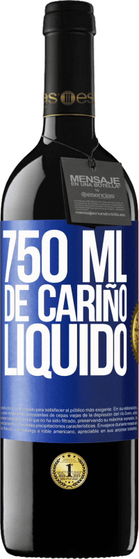 39,95 € Envío gratis | Vino Tinto Edición RED MBE Reserva 750 ml. de cariño líquido Etiqueta Azul. Etiqueta personalizable Reserva 12 Meses Cosecha 2016 Tempranillo