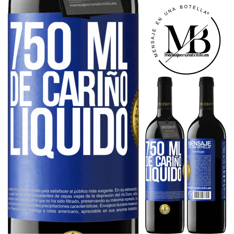 39,95 € Envío gratis | Vino Tinto Edición RED MBE Reserva 750 ml. de cariño líquido Etiqueta Azul. Etiqueta personalizable Reserva 12 Meses Cosecha 2015 Tempranillo