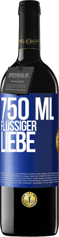 39,95 € | Rotwein RED Ausgabe MBE Reserve 750 ml flüssiger Liebe Blaue Markierung. Anpassbares Etikett Reserve 12 Monate Ernte 2014 Tempranillo