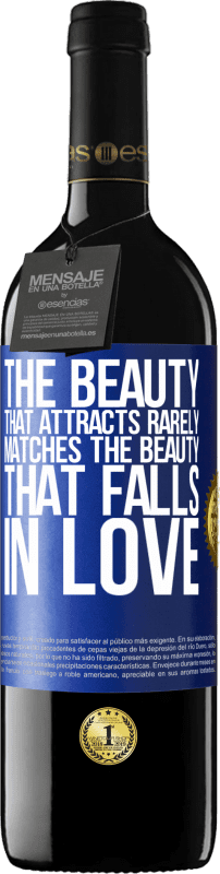 39,95 € | Red Wine RED Edition MBE Reserve The beauty that attracts rarely matches the beauty that falls in love Blue Label. Customizable label Reserve 12 Months Harvest 2016 Tempranillo