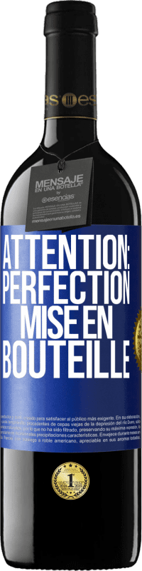 39,95 € | Vin rouge Édition RED MBE Réserve Attention: perfection mise en bouteille Étiquette Bleue. Étiquette personnalisable Réserve 12 Mois Récolte 2014 Tempranillo