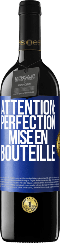 39,95 € | Vin rouge Édition RED MBE Réserve Attention: perfection mise en bouteille Étiquette Bleue. Étiquette personnalisable Réserve 12 Mois Récolte 2015 Tempranillo