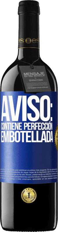 39,95 € | Vino Tinto Edición RED MBE Reserva Aviso: contiene perfección embotellada Etiqueta Azul. Etiqueta personalizable Reserva 12 Meses Cosecha 2016 Tempranillo