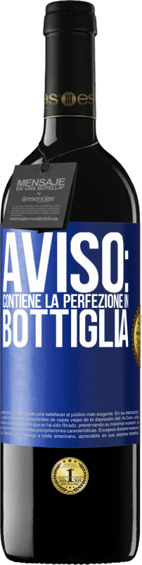 39,95 € Spedizione Gratuita | Vino rosso Edizione RED MBE Riserva Avviso: contiene la perfezione in bottiglia Etichetta Blu. Etichetta personalizzabile Riserva 12 Mesi Raccogliere 2014 Tempranillo