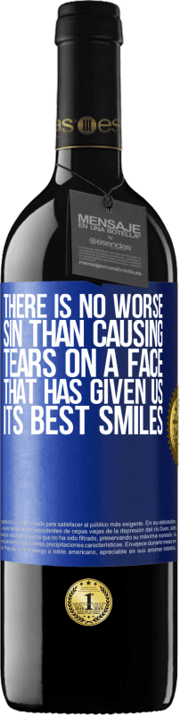 «There is no worse sin than causing tears on a face that has given us its best smiles» RED Edition MBE Reserve