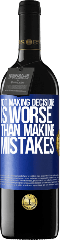 «Not making decisions is worse than making mistakes» RED Edition MBE Reserve