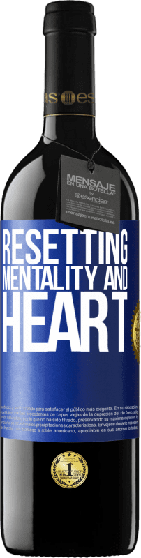 Free Shipping | Red Wine RED Edition MBE Reserve Resetting mentality and heart Blue Label. Customizable label Reserve 12 Months Harvest 2014 Tempranillo