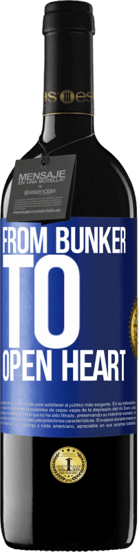 39,95 € 送料無料 | 赤ワイン REDエディション MBE 予約する バンカーから心を開く 青いタグ. カスタマイズ可能なラベル 予約する 12 月 収穫 2016 Tempranillo