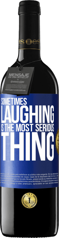 «Sometimes laughing is the most serious thing» RED Edition MBE Reserve