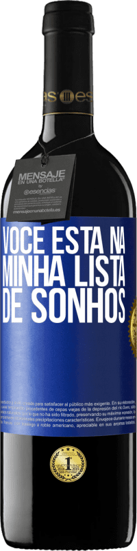 39,95 € | Vinho tinto Edição RED MBE Reserva Você está na minha lista de sonhos Etiqueta Azul. Etiqueta personalizável Reserva 12 Meses Colheita 2016 Tempranillo
