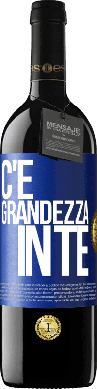 39,95 € | Vino rosso Edizione RED MBE Riserva C'è grandezza in te Etichetta Blu. Etichetta personalizzabile Riserva 12 Mesi Raccogliere 2015 Tempranillo