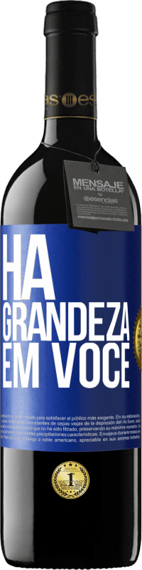 39,95 € | Vinho tinto Edição RED MBE Reserva Há grandeza em você Etiqueta Azul. Etiqueta personalizável Reserva 12 Meses Colheita 2016 Tempranillo