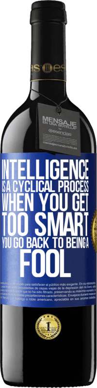 «Intelligence is a cyclical process. When you get too smart you go back to being a fool» RED Edition MBE Reserve