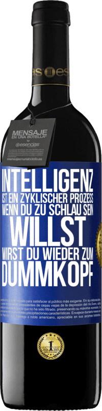 «Intelligenz ist ein zyklischer Prozess. Wenn Du zu schlau sein willst, wirst du wieder zum Dummkopf» RED Ausgabe MBE Reserve