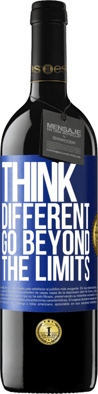 39,95 € Free Shipping | Red Wine RED Edition MBE Reserve Think different. Go beyond the limits Blue Label. Customizable label Reserve 12 Months Harvest 2016 Tempranillo