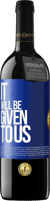 «It will be given to us» RED Edition MBE Reserve