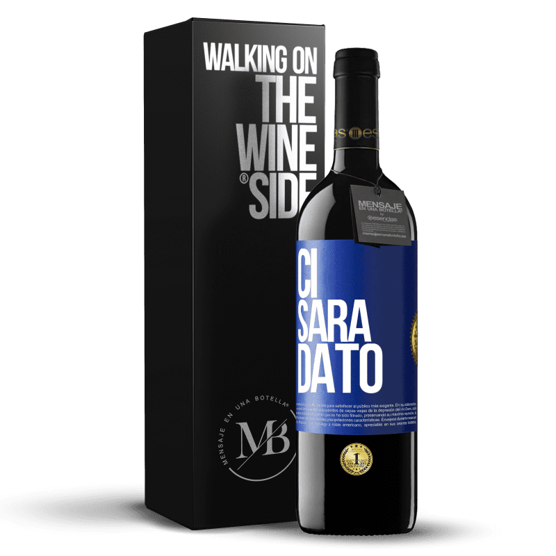 39,95 € Spedizione Gratuita | Vino rosso Edizione RED MBE Riserva Ci sarà dato Etichetta Blu. Etichetta personalizzabile Riserva 12 Mesi Raccogliere 2016 Tempranillo