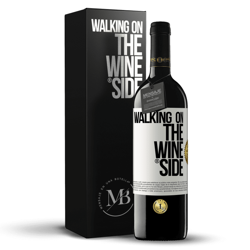 39,95 € 送料無料 | 赤ワイン REDエディション MBE 予約する Walking on the Wine Side® ホワイトラベル. カスタマイズ可能なラベル 予約する 12 月 収穫 2016 Tempranillo