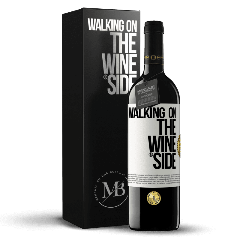 39,95 € Free Shipping | Red Wine RED Edition MBE Reserve Walking on the Wine Side® White Label. Customizable label Reserve 12 Months Harvest 2014 Tempranillo