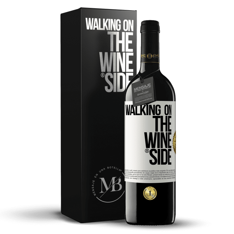 39,95 € Kostenloser Versand | Rotwein RED Ausgabe MBE Reserve Walking on the Wine Side® Weißes Etikett. Anpassbares Etikett Reserve 12 Monate Ernte 2015 Tempranillo