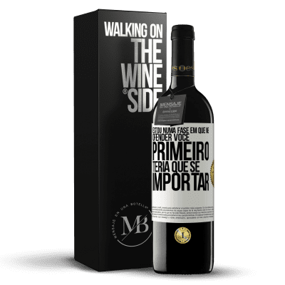 «Estou numa fase em que me ofender, você primeiro teria que se importar» Edição RED MBE Reserva