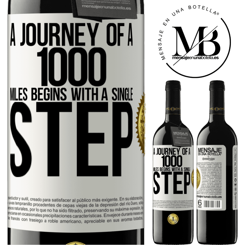 24,95 € Free Shipping | Red Wine RED Edition Crianza 6 Months A journey of a thousand miles begins with a single step White Label. Customizable label Aging in oak barrels 6 Months Harvest 2019 Tempranillo