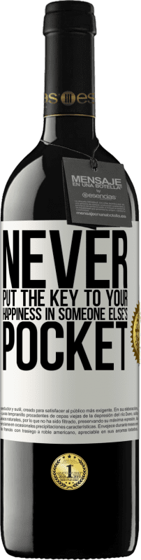 «永远不要把幸福的钥匙放在别人的口袋里» RED版 MBE 预订