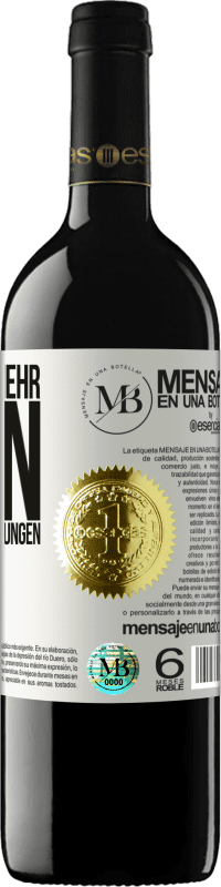 «Ich treffe mehr Wein als gute Entscheidungen» RED Ausgabe MBE Reserve