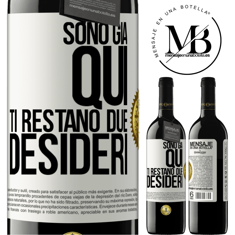 39,95 € Spedizione Gratuita | Vino rosso Edizione RED MBE Riserva Sono già qui. Ti restano due desideri Etichetta Bianca. Etichetta personalizzabile Riserva 12 Mesi Raccogliere 2015 Tempranillo