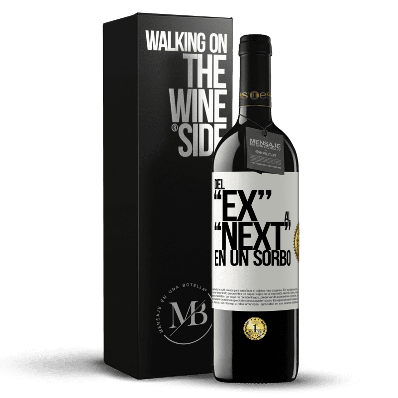 39,95 € Free Shipping | Red Wine RED Edition MBE Reserve Del EX al NEXT en un sorbo White Label. Customizable label Reserve 12 Months Harvest 2014 Tempranillo