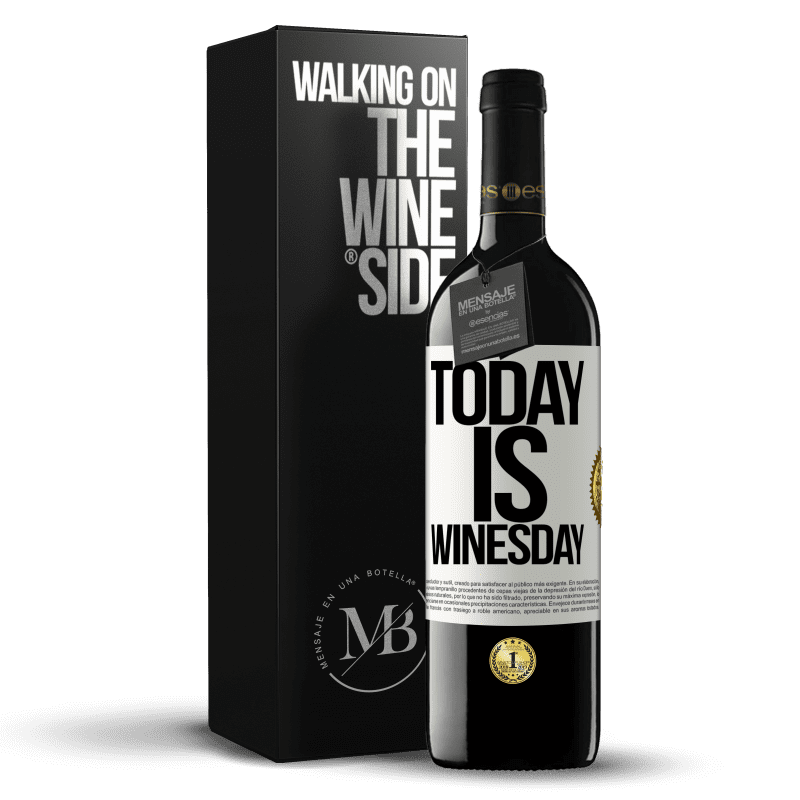 39,95 € Free Shipping | Red Wine RED Edition MBE Reserve Today is winesday! White Label. Customizable label Reserve 12 Months Harvest 2016 Tempranillo