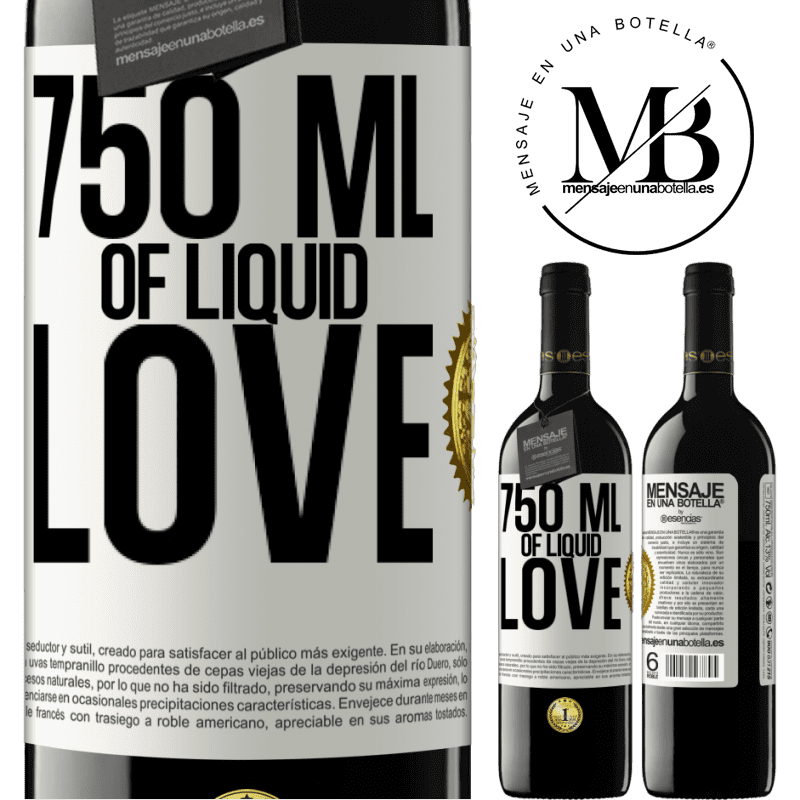 24,95 € Free Shipping | Red Wine RED Edition Crianza 6 Months 750 ml of liquid love White Label. Customizable label Aging in oak barrels 6 Months Harvest 2019 Tempranillo