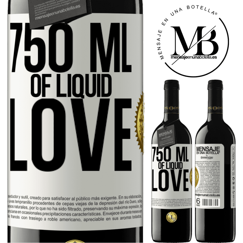 39,95 € Free Shipping | Red Wine RED Edition MBE Reserve 750 ml of liquid love White Label. Customizable label Reserve 12 Months Harvest 2015 Tempranillo