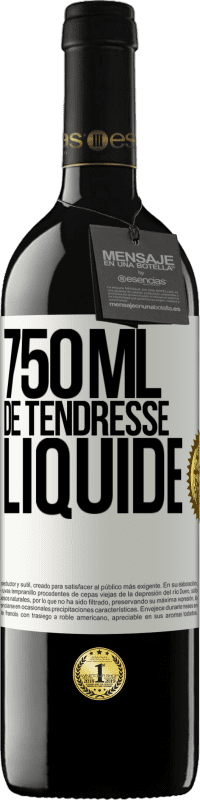 39,95 € Envoi gratuit | Vin rouge Édition RED MBE Réserve 750 ml de tendresse liquide Étiquette Blanche. Étiquette personnalisable Réserve 12 Mois Récolte 2016 Tempranillo