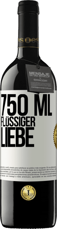 39,95 € | Rotwein RED Ausgabe MBE Reserve 750 ml flüssiger Liebe Weißes Etikett. Anpassbares Etikett Reserve 12 Monate Ernte 2014 Tempranillo