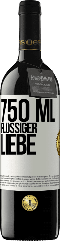 39,95 € | Rotwein RED Ausgabe MBE Reserve 750 ml flüssiger Liebe Weißes Etikett. Anpassbares Etikett Reserve 12 Monate Ernte 2015 Tempranillo