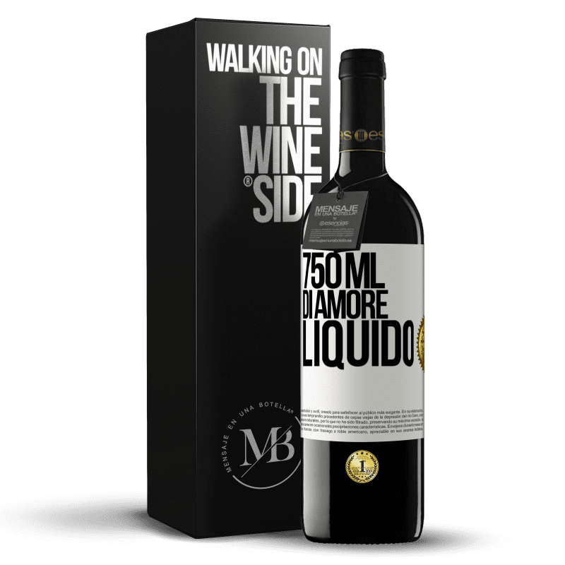 39,95 € Spedizione Gratuita | Vino rosso Edizione RED MBE Riserva 750 ml di amore liquido Etichetta Bianca. Etichetta personalizzabile Riserva 12 Mesi Raccogliere 2016 Tempranillo