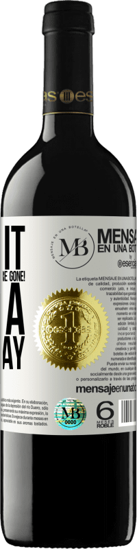 «Drink it fast that the vitamins are gone! Have a happy day» RED Edition MBE Reserve