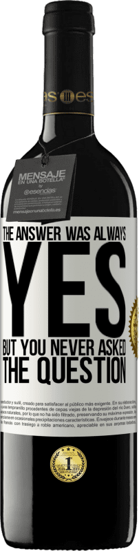 «The answer was always YES. But you never asked the question» RED Edition MBE Reserve