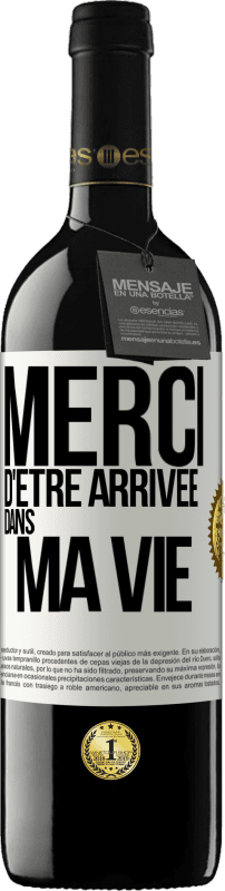 39,95 € Envoi gratuit | Vin rouge Édition RED MBE Réserve Merci d'être arrivée dans ma vie Étiquette Blanche. Étiquette personnalisable Réserve 12 Mois Récolte 2016 Tempranillo