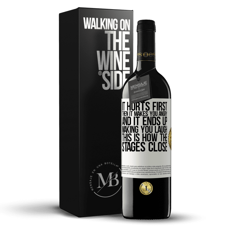 39,95 € Free Shipping | Red Wine RED Edition MBE Reserve It hurts first, then it makes you angry, and it ends up making you laugh. This is how the stages close White Label. Customizable label Reserve 12 Months Harvest 2014 Tempranillo