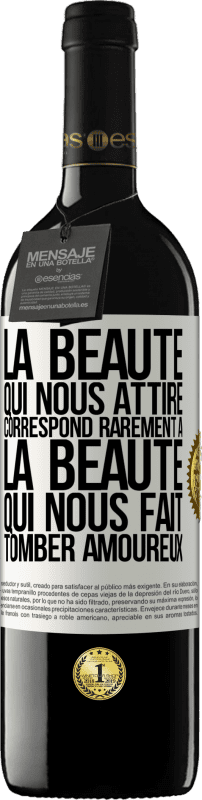 39,95 € | Vin rouge Édition RED MBE Réserve La beauté qui nous attire correspond rarement à la beauté qui nous fait tomber amoureux Étiquette Blanche. Étiquette personnalisable Réserve 12 Mois Récolte 2016 Tempranillo