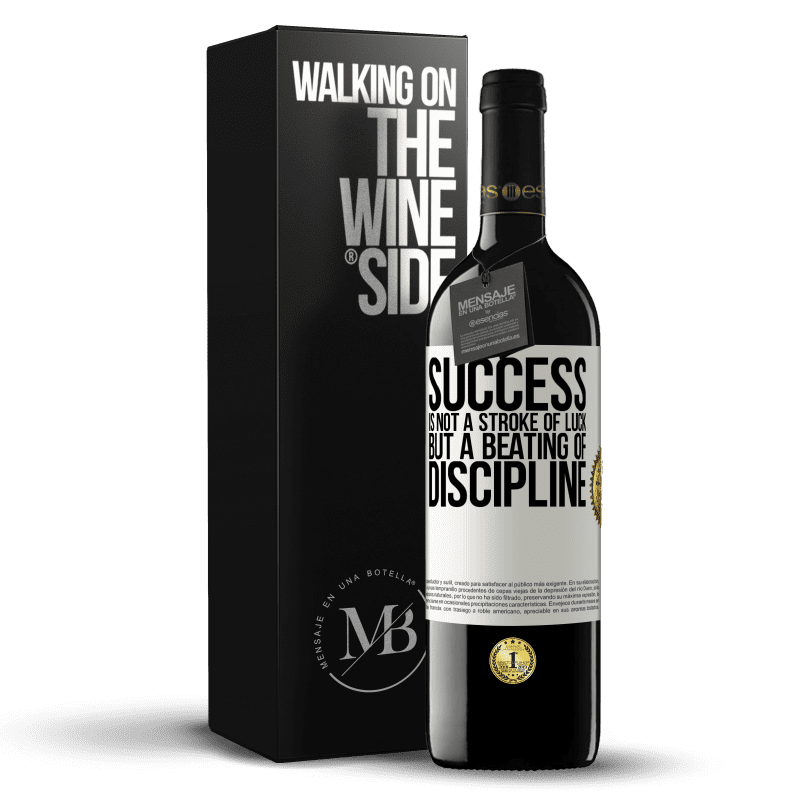 39,95 € Free Shipping | Red Wine RED Edition MBE Reserve Success is not a stroke of luck, but a beating of discipline White Label. Customizable label Reserve 12 Months Harvest 2016 Tempranillo