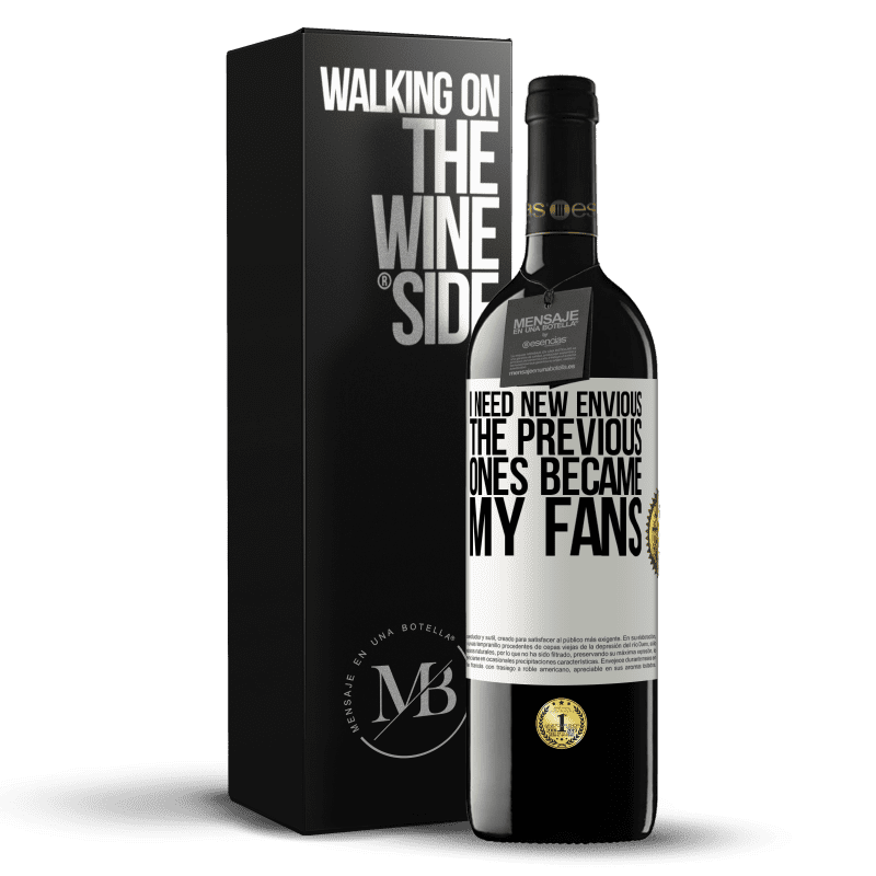 39,95 € Free Shipping | Red Wine RED Edition MBE Reserve I need new envious. The previous ones became my fans White Label. Customizable label Reserve 12 Months Harvest 2016 Tempranillo