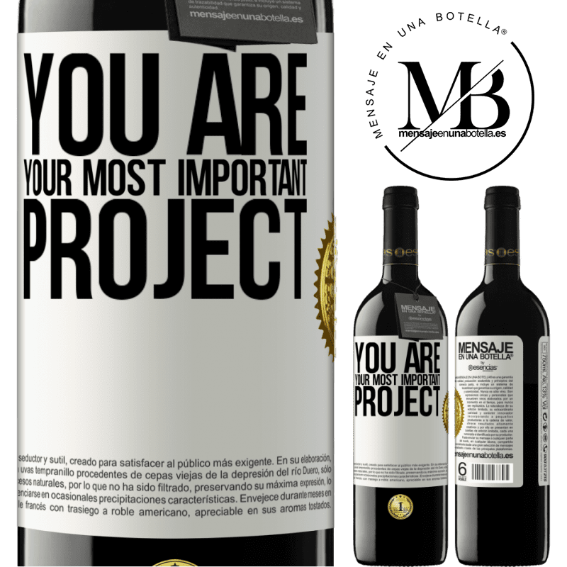24,95 € Free Shipping | Red Wine RED Edition Crianza 6 Months You are your most important project White Label. Customizable label Aging in oak barrels 6 Months Harvest 2019 Tempranillo
