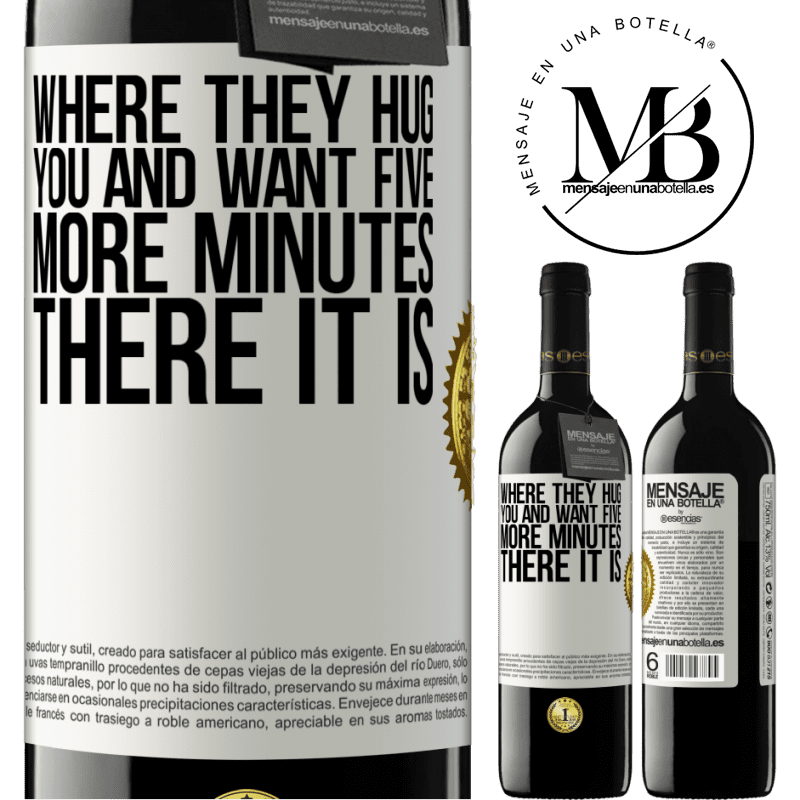 24,95 € Free Shipping | Red Wine RED Edition Crianza 6 Months Where they hug you and want five more minutes, there it is White Label. Customizable label Aging in oak barrels 6 Months Harvest 2019 Tempranillo